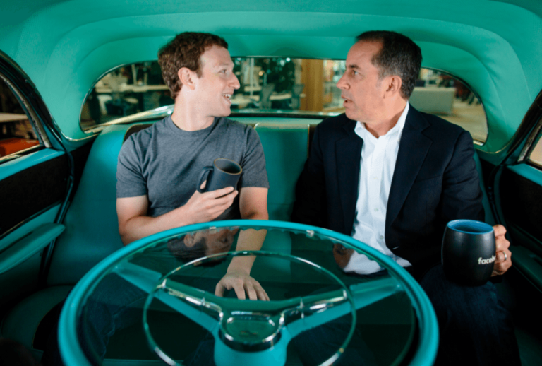 Picture: Mark Zuckerberg & Jerry Seinfeld